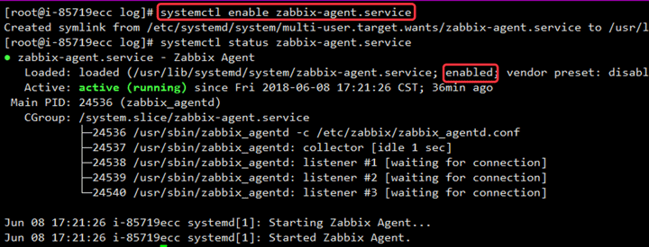 排查zabbix-agent脱管